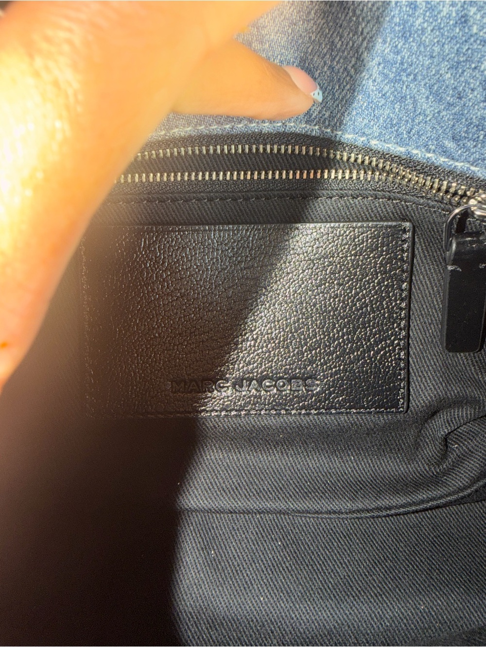 Marc Jacobs Quilted Denim Dual Shoulder Bag - Picture 5 of 9